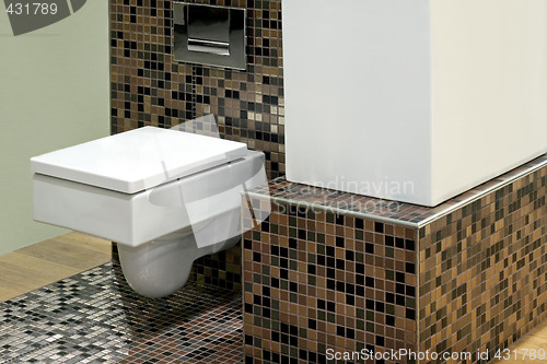 Image of Toilet and tiles