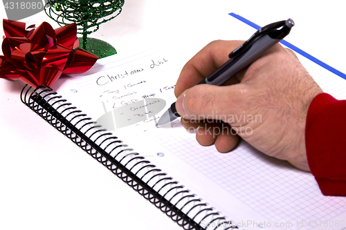 Image of Making the Christmas List