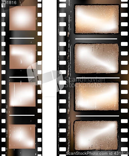 Image of textured film strip