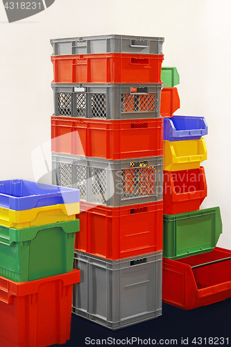 Image of Plastic crates