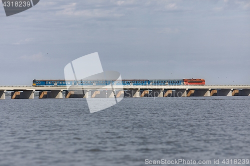 Image of Train over a lake