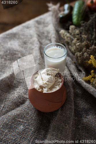 Image of Organic milk and cream