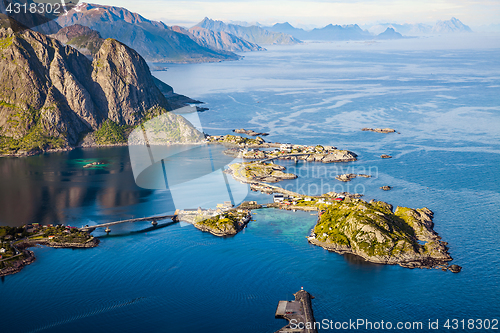 Image of Lofoten is an archipelago in the county of Nordland, Norway.