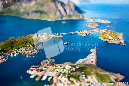 Image of Panorama Lofoten is an archipelago in the county of Nordland, No