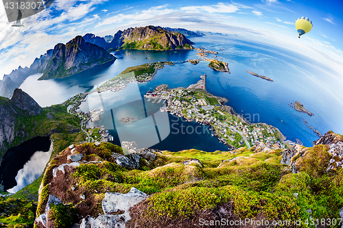 Image of Lofoten archipelago Fisheye lens