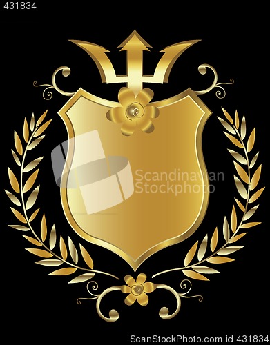 Image of golden shield