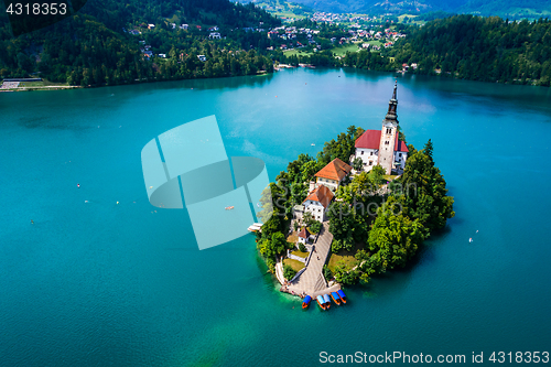 Image of Slovenia - resort Lake Bled.