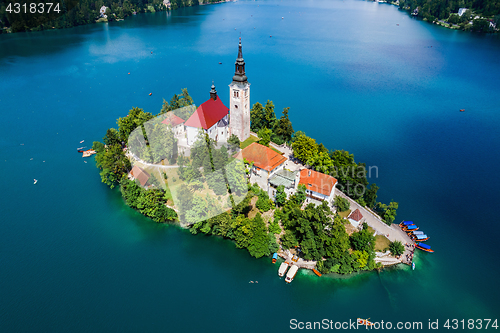 Image of Slovenia - resort Lake Bled.