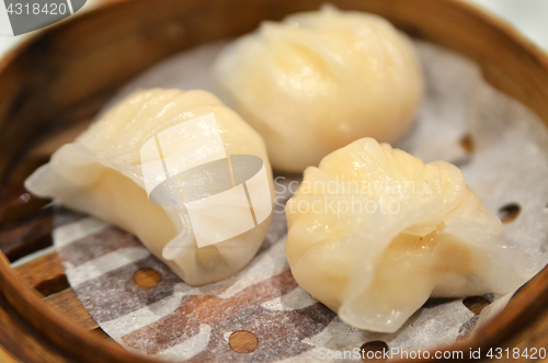 Image of Shrimp dumplings, Dim Sum in china