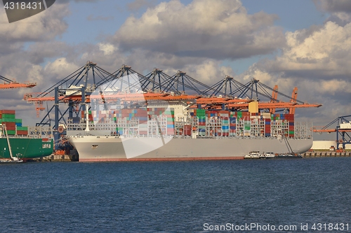 Image of Huge Container Ship