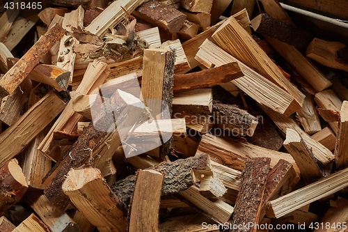 Image of Wood Pile Closeup