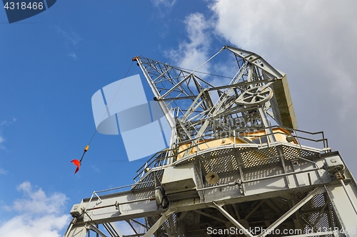 Image of Old crane in a dock