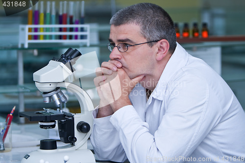 Image of Researcher thinking