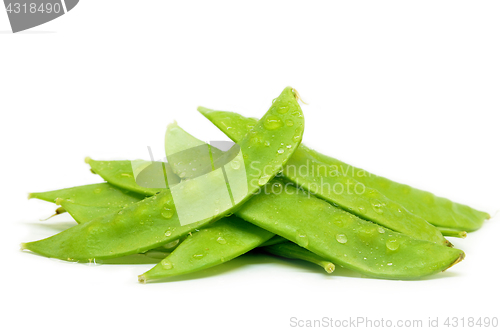 Image of Snow peas flat green bean