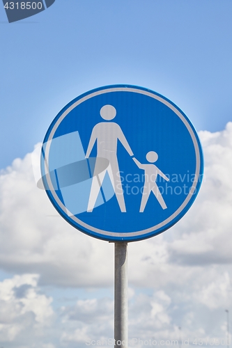Image of Pedestrian Sidewalk Sign