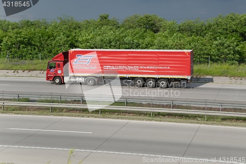 Image of Truck on the highway