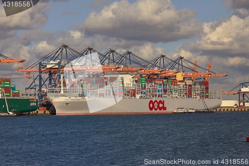 Image of Huge Container Ship