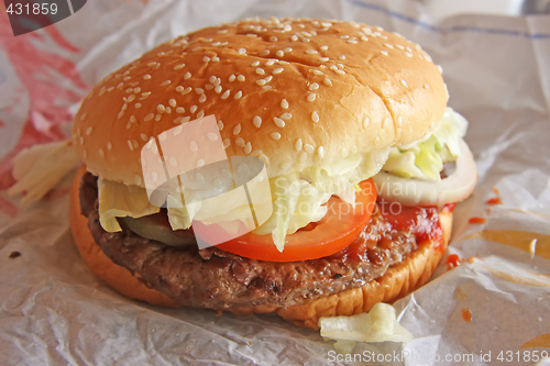 Image of Fastfood burger