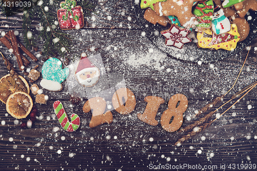 Image of Gingerbreads for new years and christmas