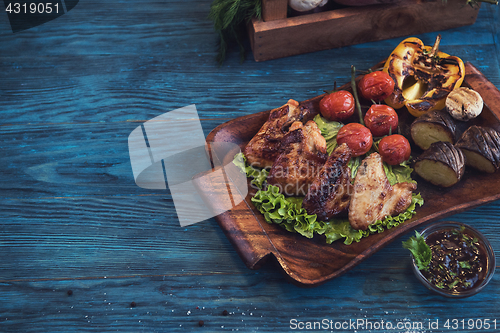 Image of Grilled chicken meat