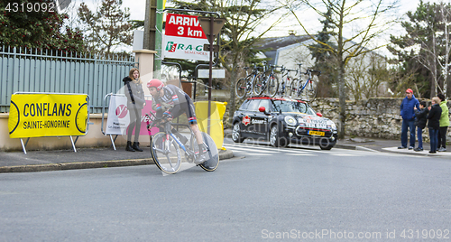 Image of The Cyclist Laurens ten Dam - Paris-Nice 2016