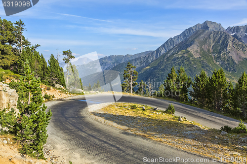Image of Hairpin Curve on a Scenic Road