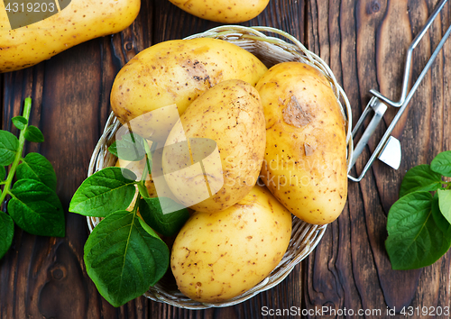 Image of raw potato