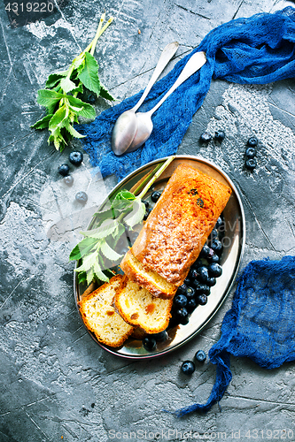 Image of pie with blueberry