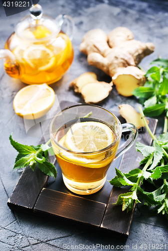 Image of ginger, mint and tea