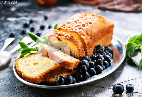 Image of pie with blueberry