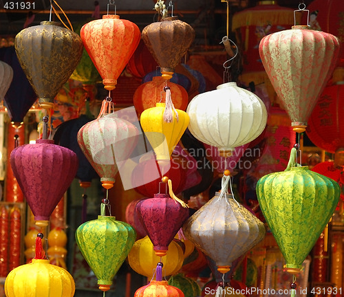 Image of Colourful lamps