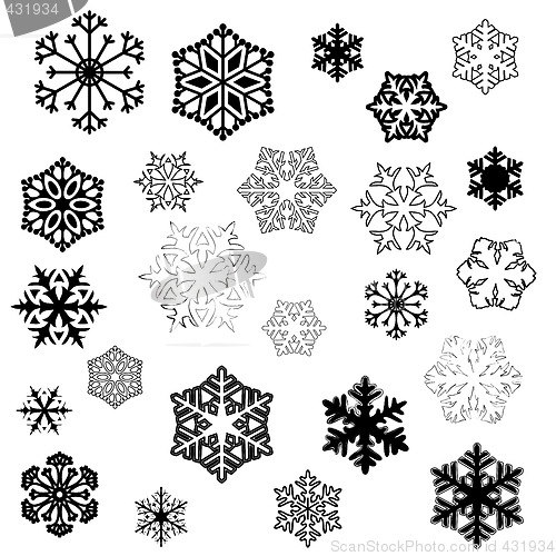 Image of Snowflake designs