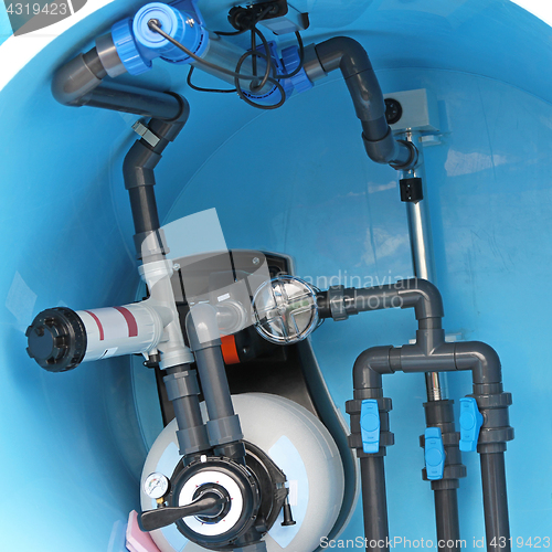 Image of Swimming pool plumbing