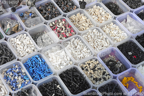 Image of Plastic parts bins