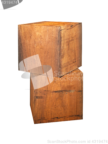 Image of Wooden cubes