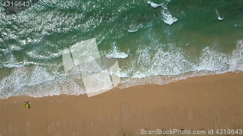 Image of Background of wave and sand