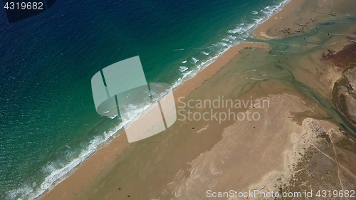 Image of Landscape of ocean and beach