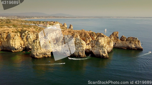 Image of Cliffs in tropical shoreline