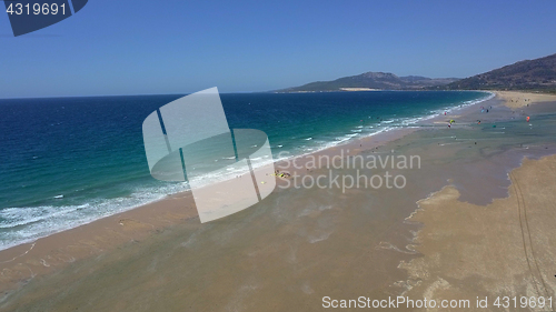 Image of Panorama of tropical beach line