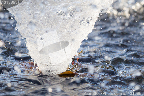 Image of Formation water, splashing fountain