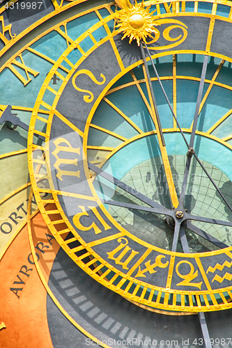 Image of Prague clock detail