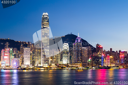 Image of Hong Kong at night