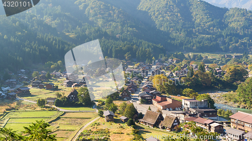 Image of Japnese Shirakawago old village