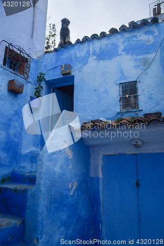 Image of Chefchaouen, the blue city in the Morocco.
