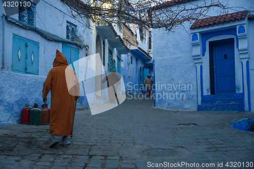 Image of Chefchaouen, the blue city in the Morocco.