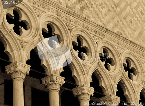 Image of Venice, Italy - Columns perspective