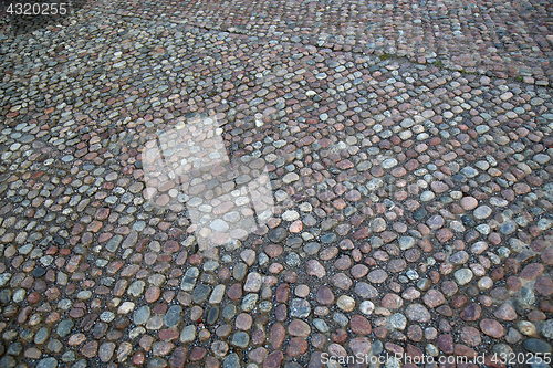 Image of  Cobblestone Pavement in Stockholm, Sweden