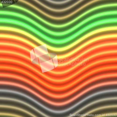 Image of Glowing neon lines