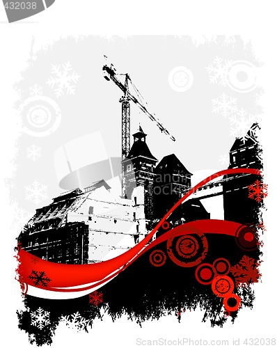 Image of winter, industrial site