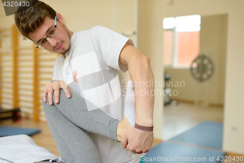 Image of Physical therapist kinetotherapy